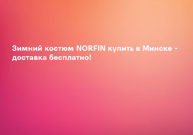 Зимний костюм NORFIN купить в Минске - доставка бесплатно!