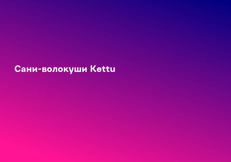 Сани-волокуши Kettu