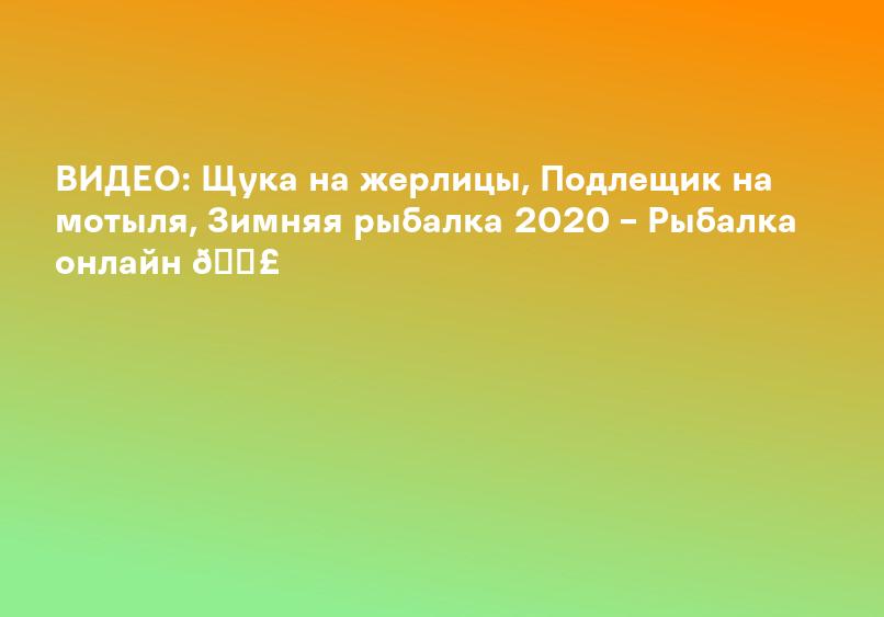ВИДЕО: Щука на жерлицы, Подлещик на мотыля, Зимняя рыбалка 2020 – Рыбалка онлайн 🎣