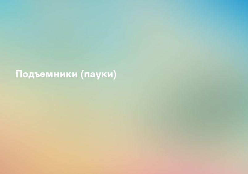 Подъемники (пауки)