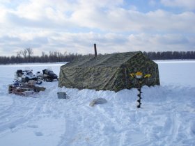 Самодельная Палатка для Зимней Рыбалки: Туристические Палатки